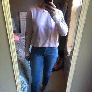 Pink hollister long sleeve